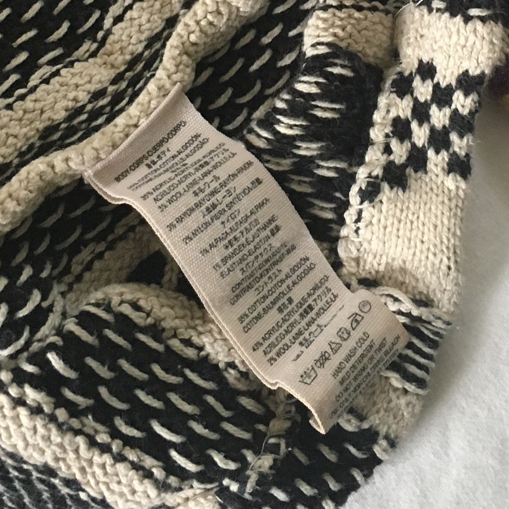 Free People Patchwork Sweater Mini Dress - Picture 10 of 10